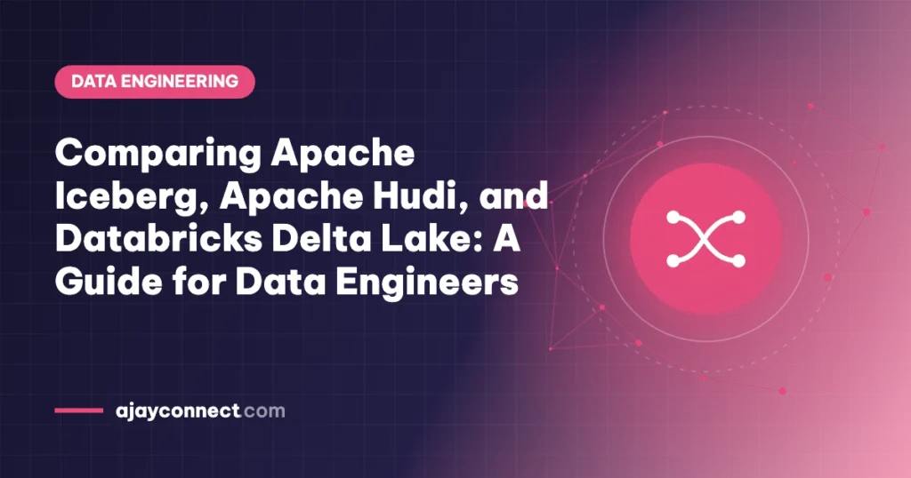 Comparing Apache Iceberg, Apache Hudi, and Databricks Delta Lake: A Guide for Data Engineers