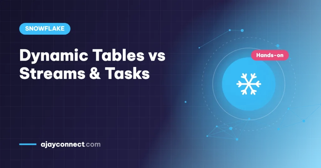 Dynamic Tables vs Streams & Tasks